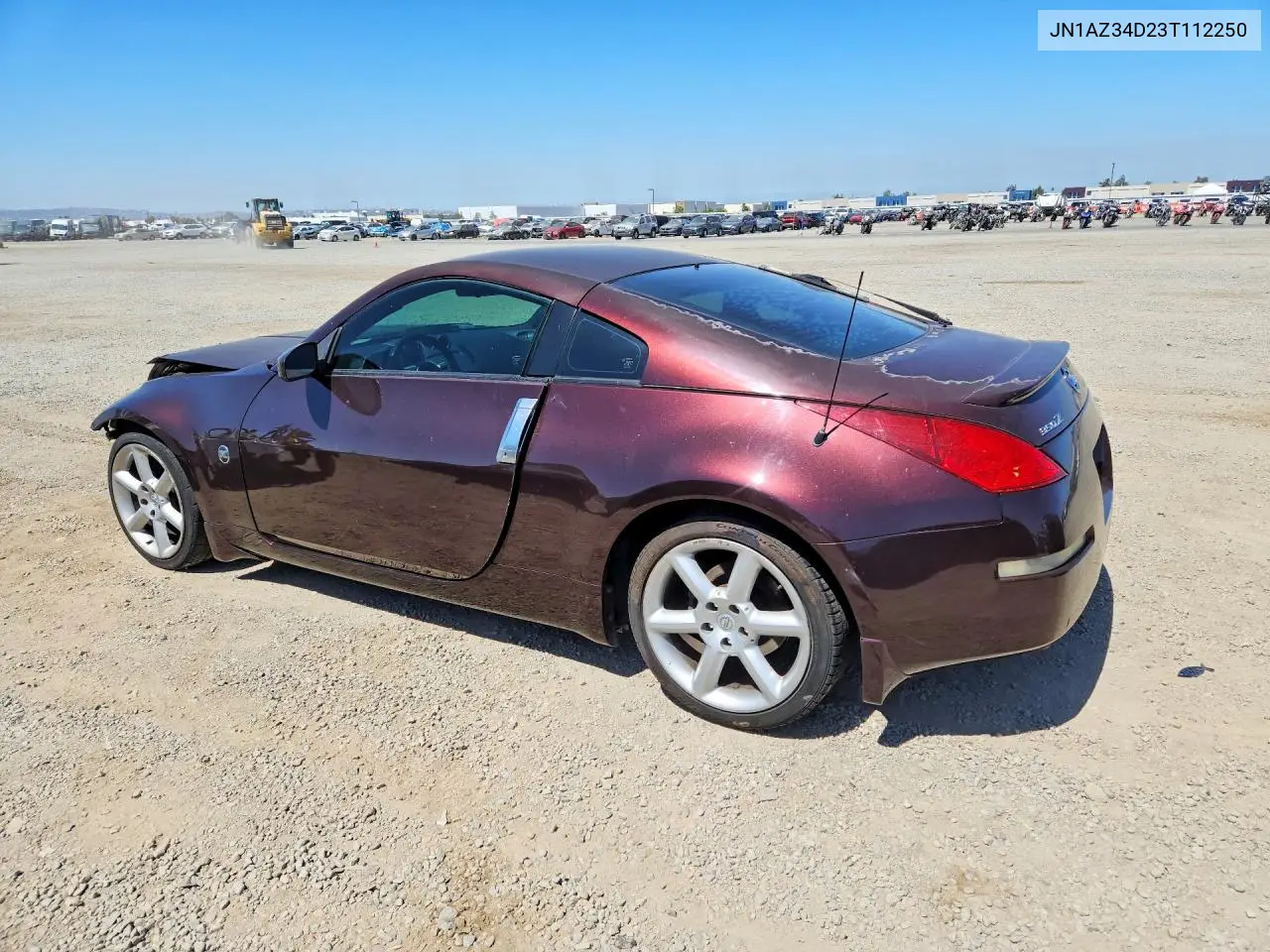 2003 Nissan 350Z Coupe VIN: JN1AZ34D23T112250 Lot: 60008476