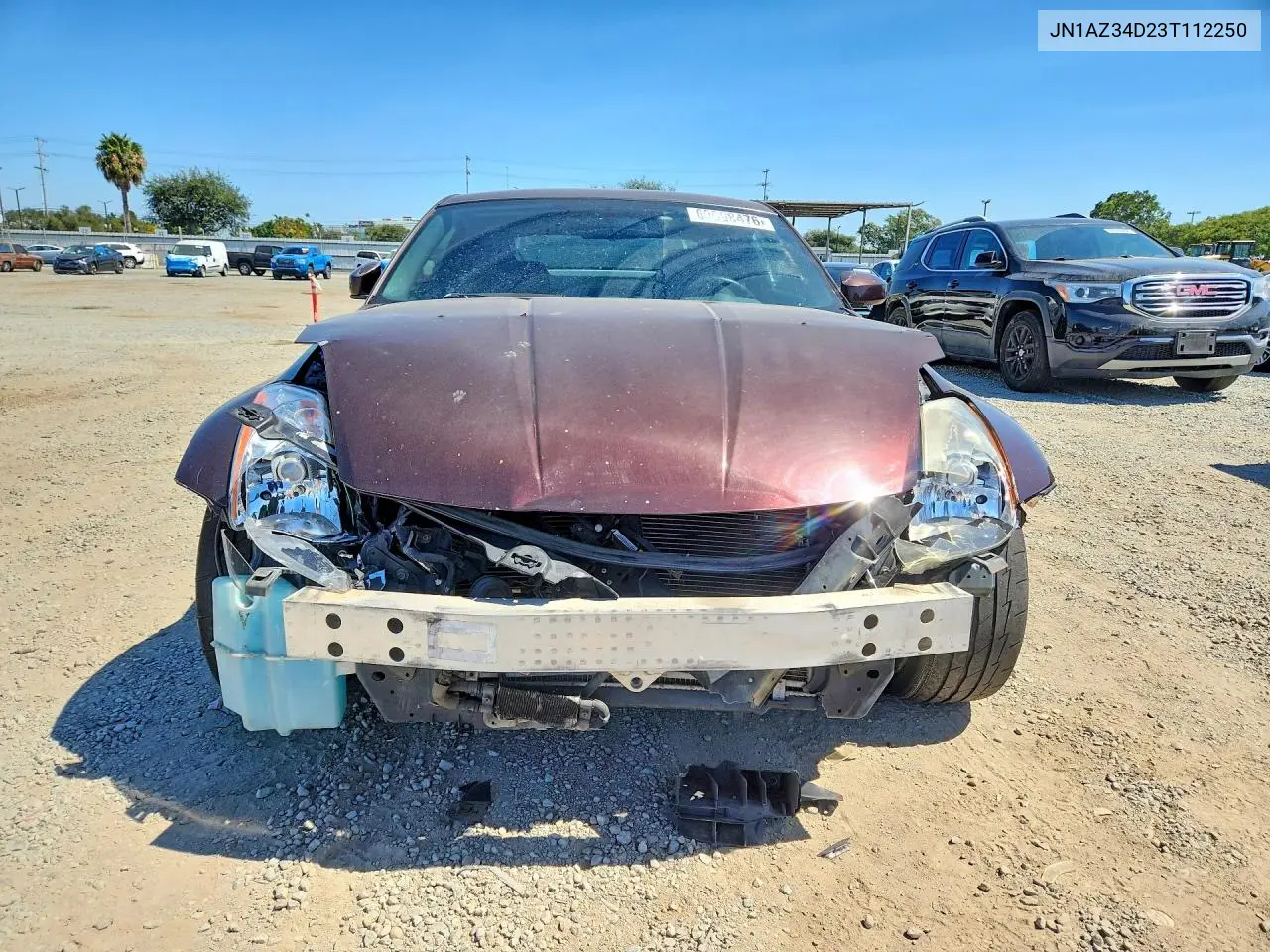 2003 Nissan 350Z Coupe VIN: JN1AZ34D23T112250 Lot: 60008476