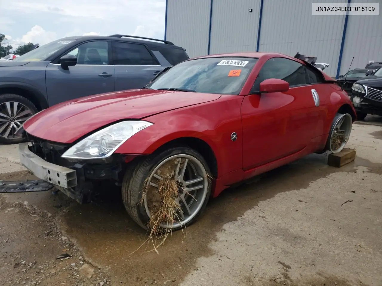 2003 Nissan 350Z Coupe VIN: JN1AZ34E83T015109 Lot: 60055506