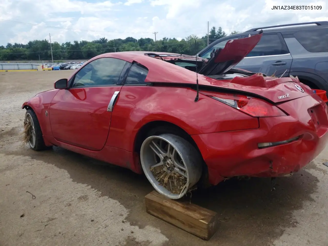 2003 Nissan 350Z Coupe VIN: JN1AZ34E83T015109 Lot: 60055506