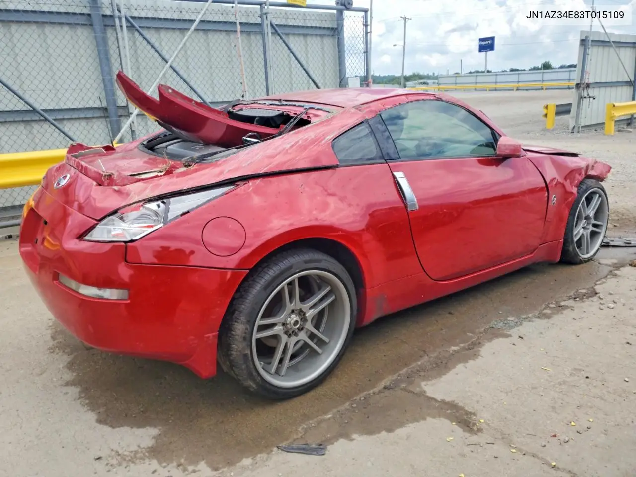 2003 Nissan 350Z Coupe VIN: JN1AZ34E83T015109 Lot: 60055506