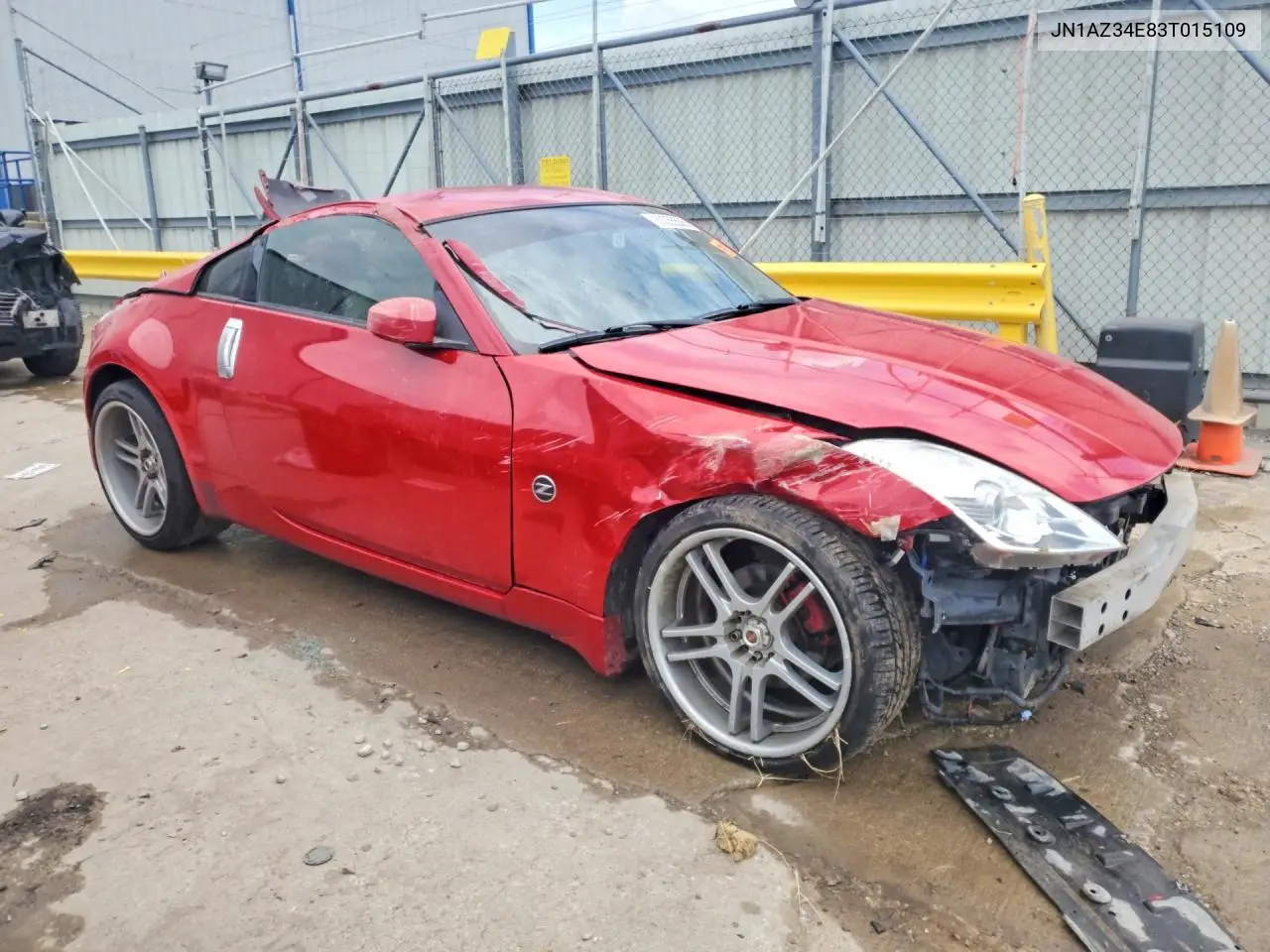 2003 Nissan 350Z Coupe VIN: JN1AZ34E83T015109 Lot: 60055506