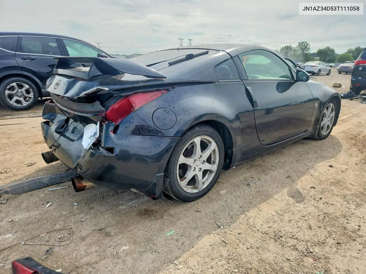 2003 Nissan 350Z Coupe VIN: JN1AZ34D53T111058 Lot: 60375926