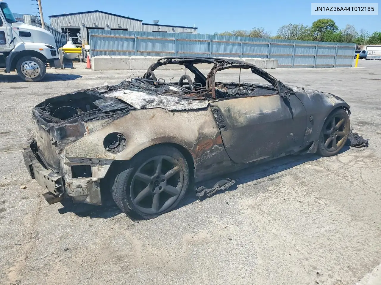 2004 Nissan 350Z Roadster VIN: JN1AZ36A44T012185 Lot: 50436076