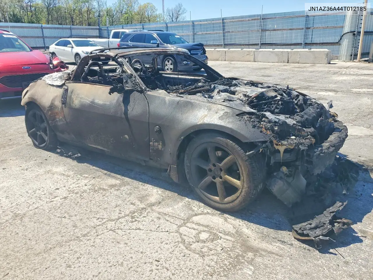 2004 Nissan 350Z Roadster VIN: JN1AZ36A44T012185 Lot: 50436076