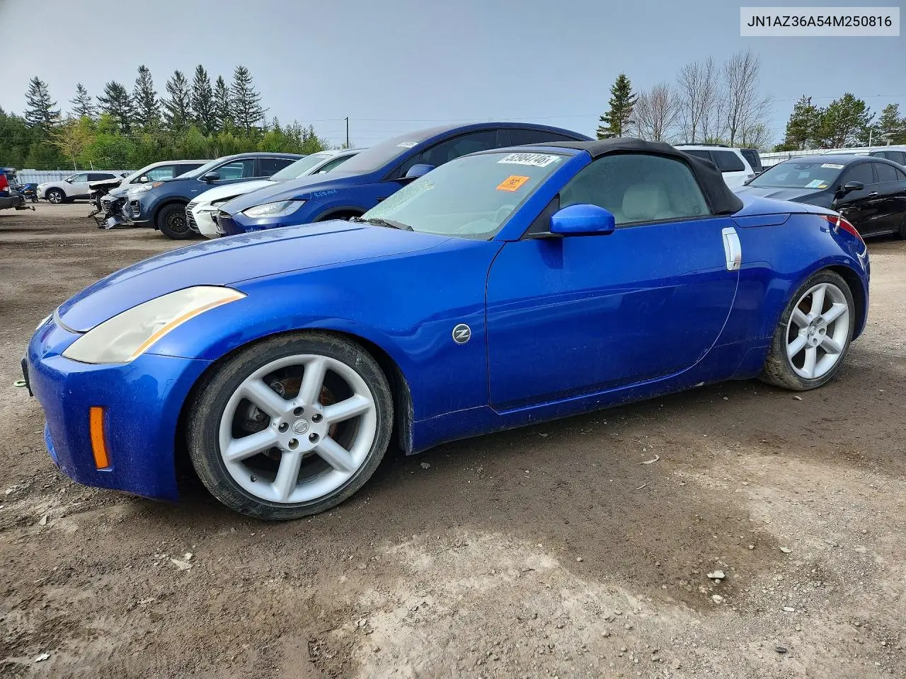 2004 Nissan 350Z Roadster VIN: JN1AZ36A54M250816 Lot: 52984746