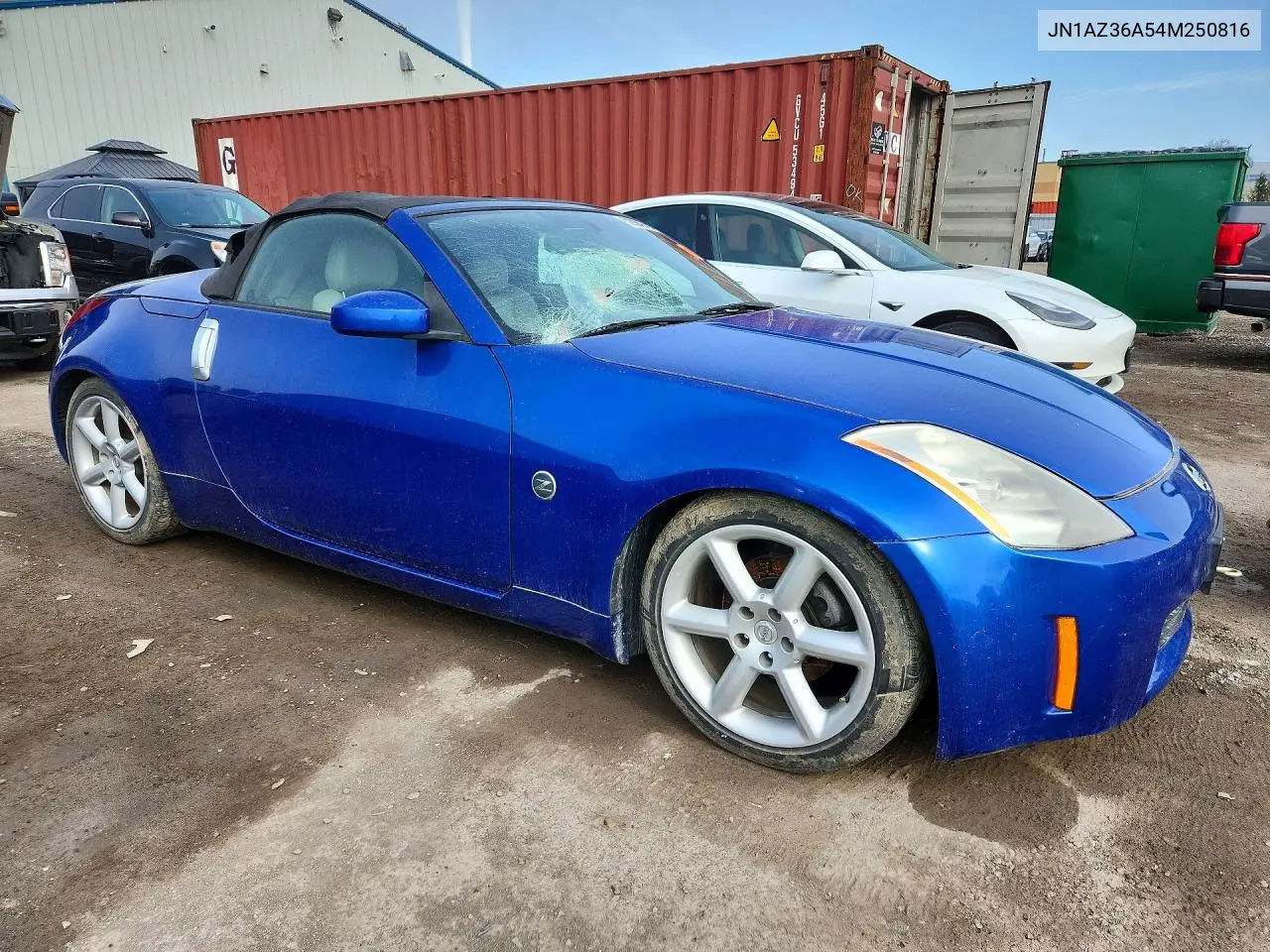 2004 Nissan 350Z Roadster VIN: JN1AZ36A54M250816 Lot: 52984746