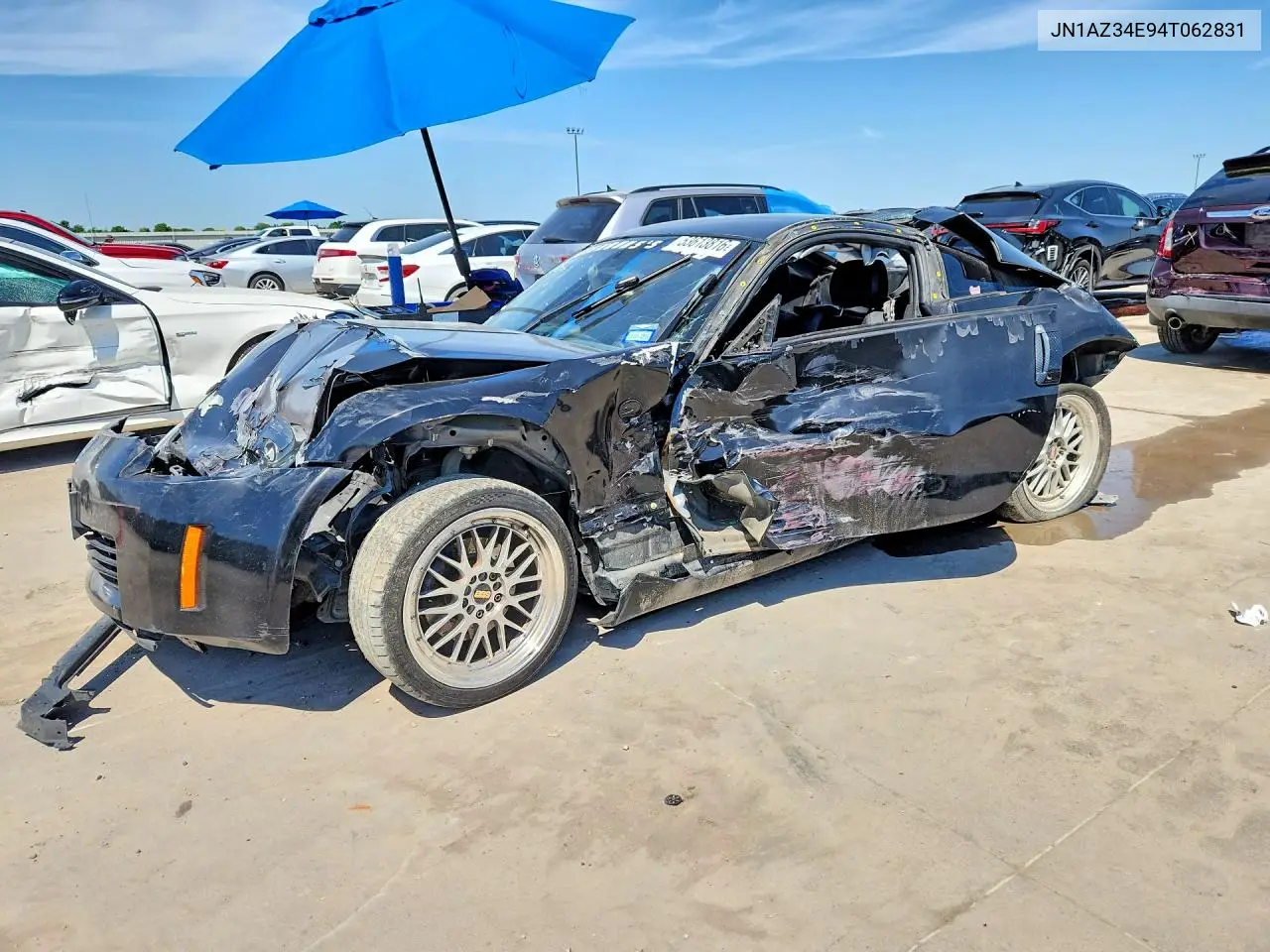 2004 Nissan 350Z Coupe VIN: JN1AZ34E94T062831 Lot: 53613816