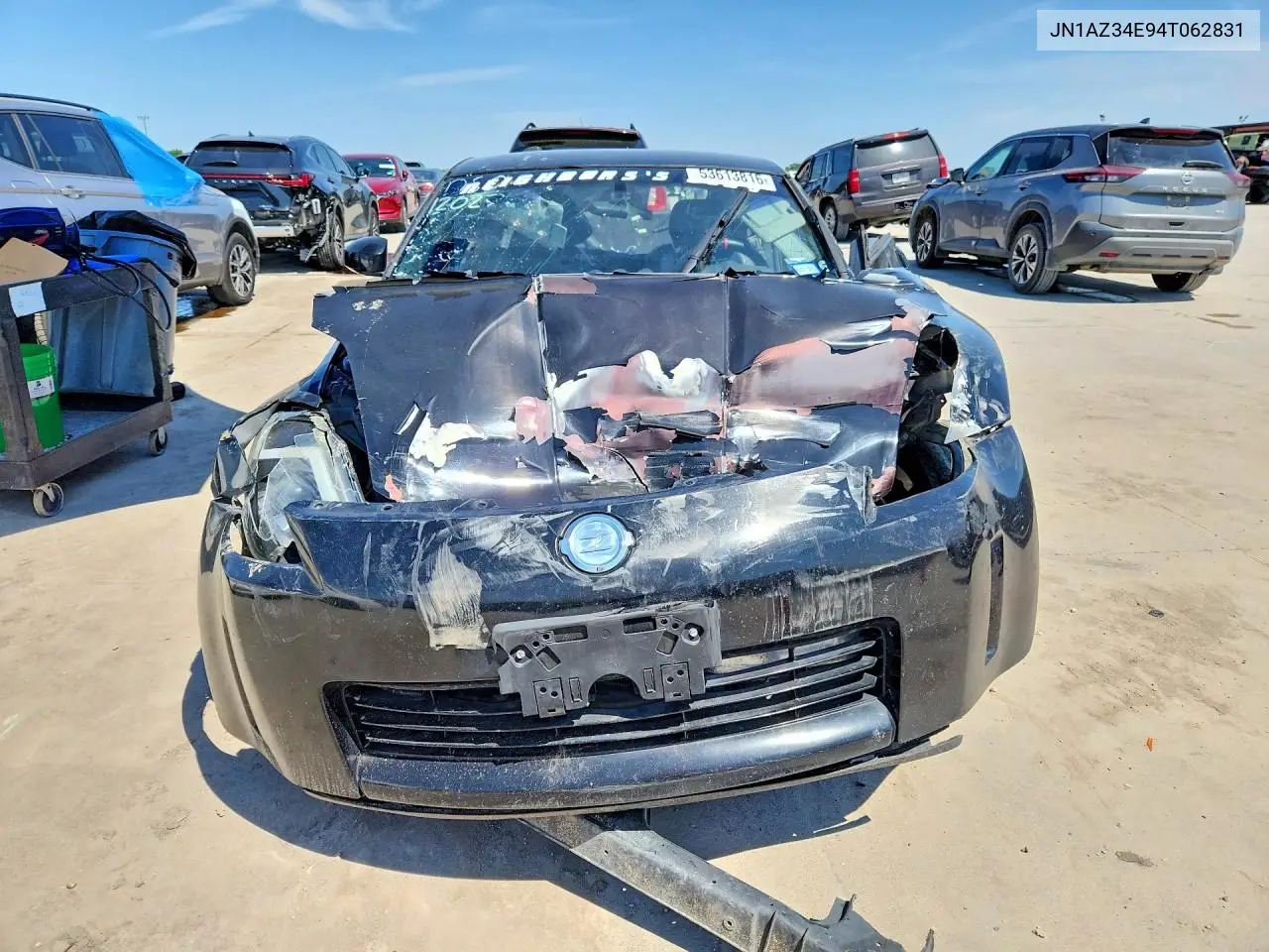 2004 Nissan 350Z Coupe VIN: JN1AZ34E94T062831 Lot: 53613816