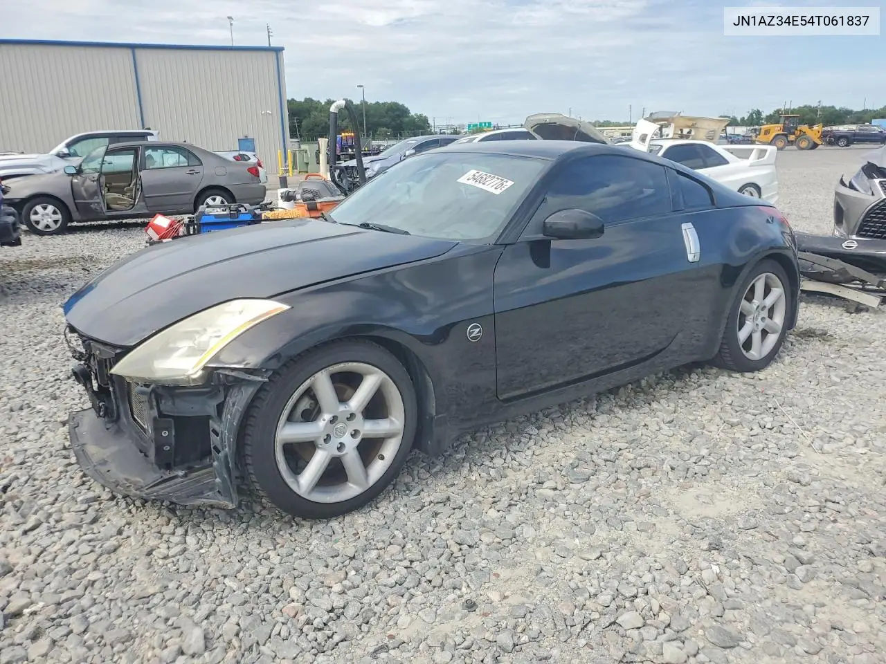 2004 Nissan 350Z Coupe VIN: JN1AZ34E54T061837 Lot: 54682776