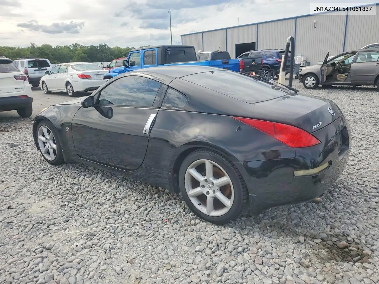 2004 Nissan 350Z Coupe VIN: JN1AZ34E54T061837 Lot: 54682776