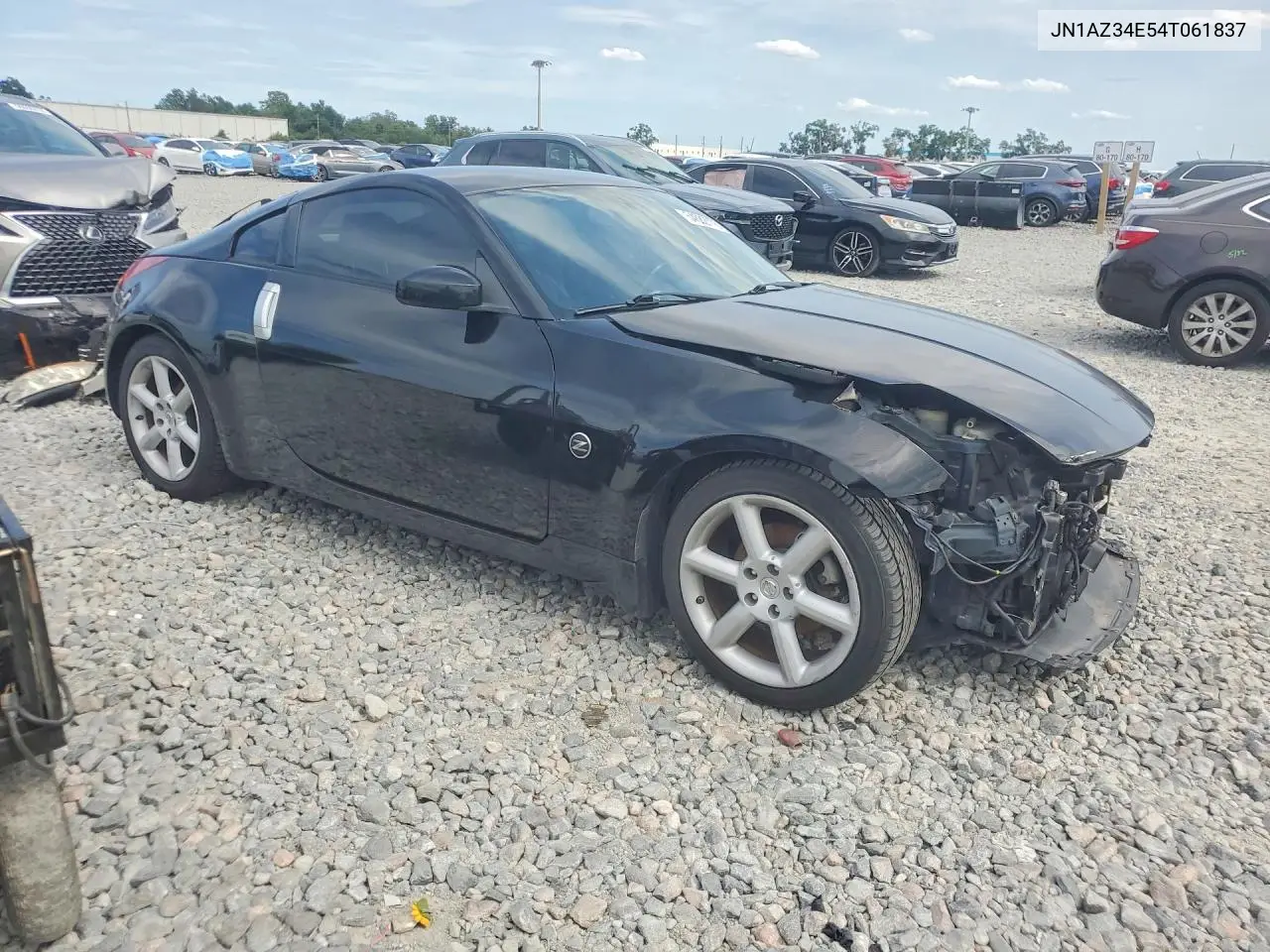 2004 Nissan 350Z Coupe VIN: JN1AZ34E54T061837 Lot: 54682776