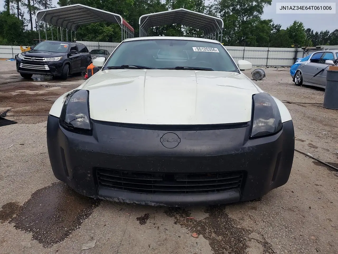 2004 Nissan 350Z Coupe VIN: JN1AZ34E64T061006 Lot: 55120356