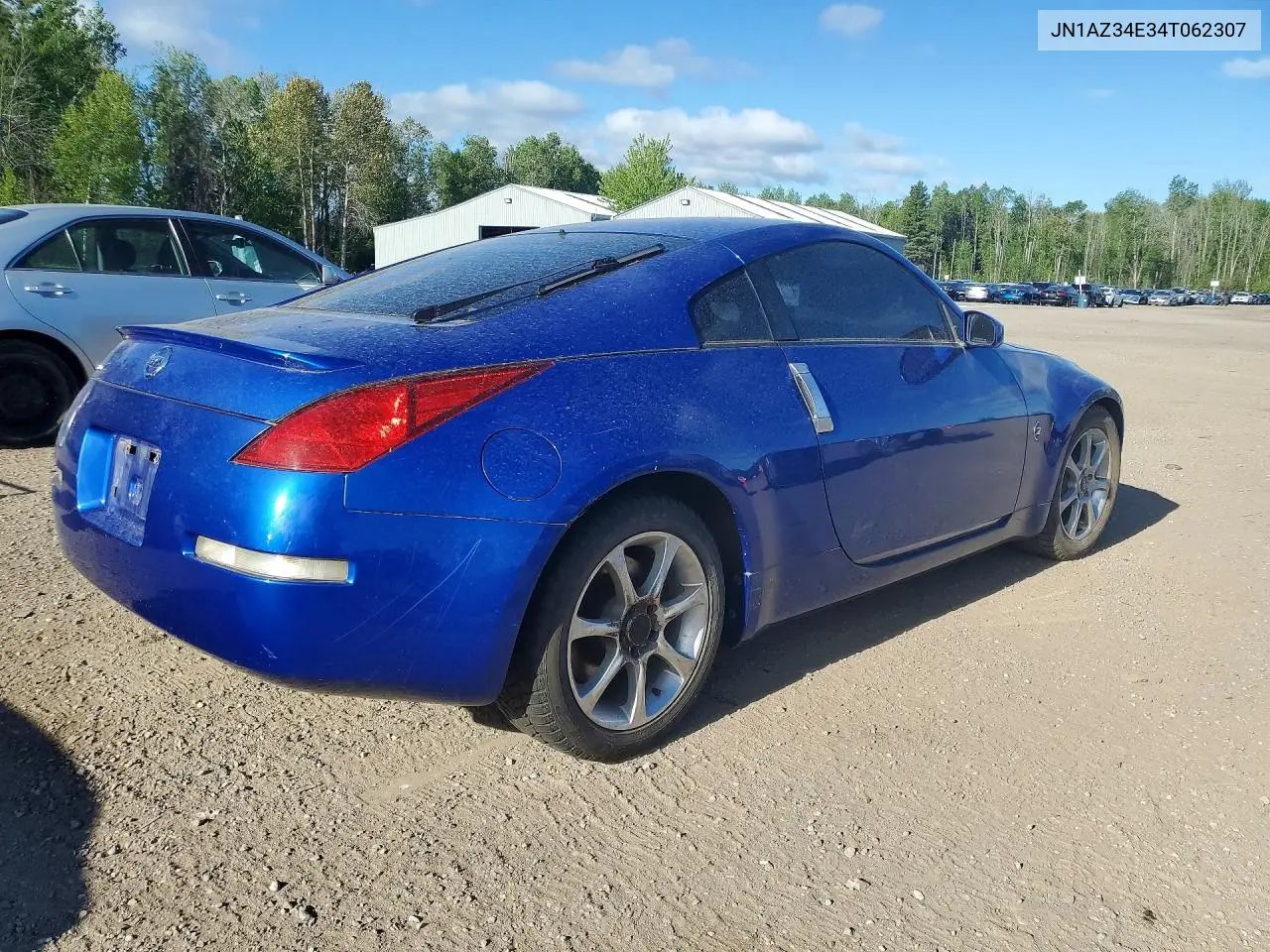 2004 Nissan 350Z Coupe VIN: JN1AZ34E34T062307 Lot: 55242166