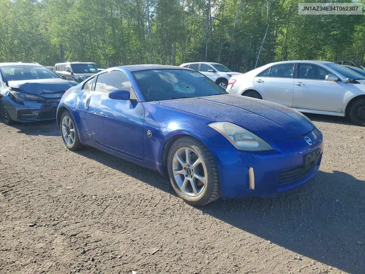 2004 Nissan 350Z Coupe VIN: JN1AZ34E34T062307 Lot: 55242166