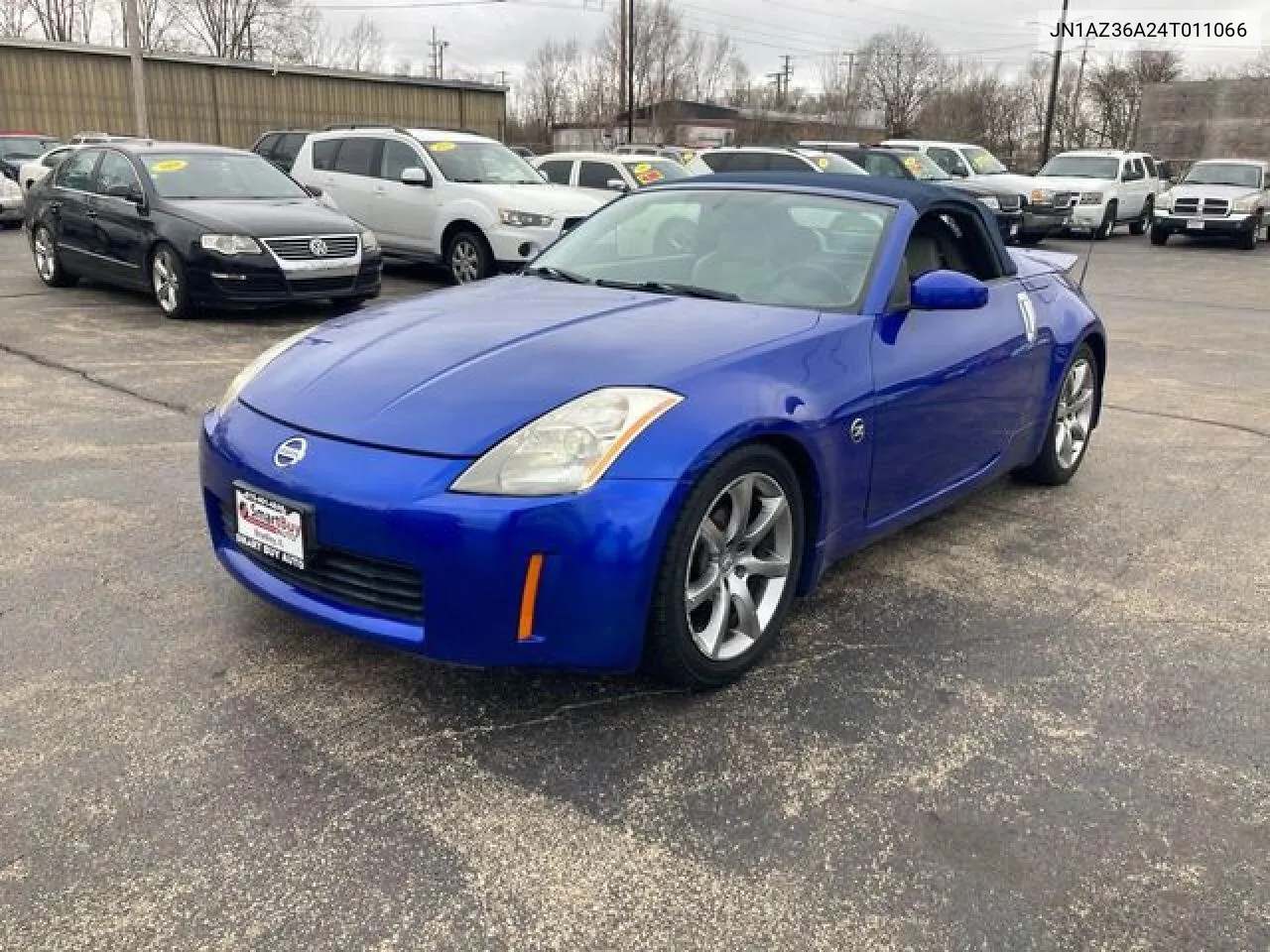2004 Nissan 350Z Roadster VIN: JN1AZ36A24T011066 Lot: 56088402