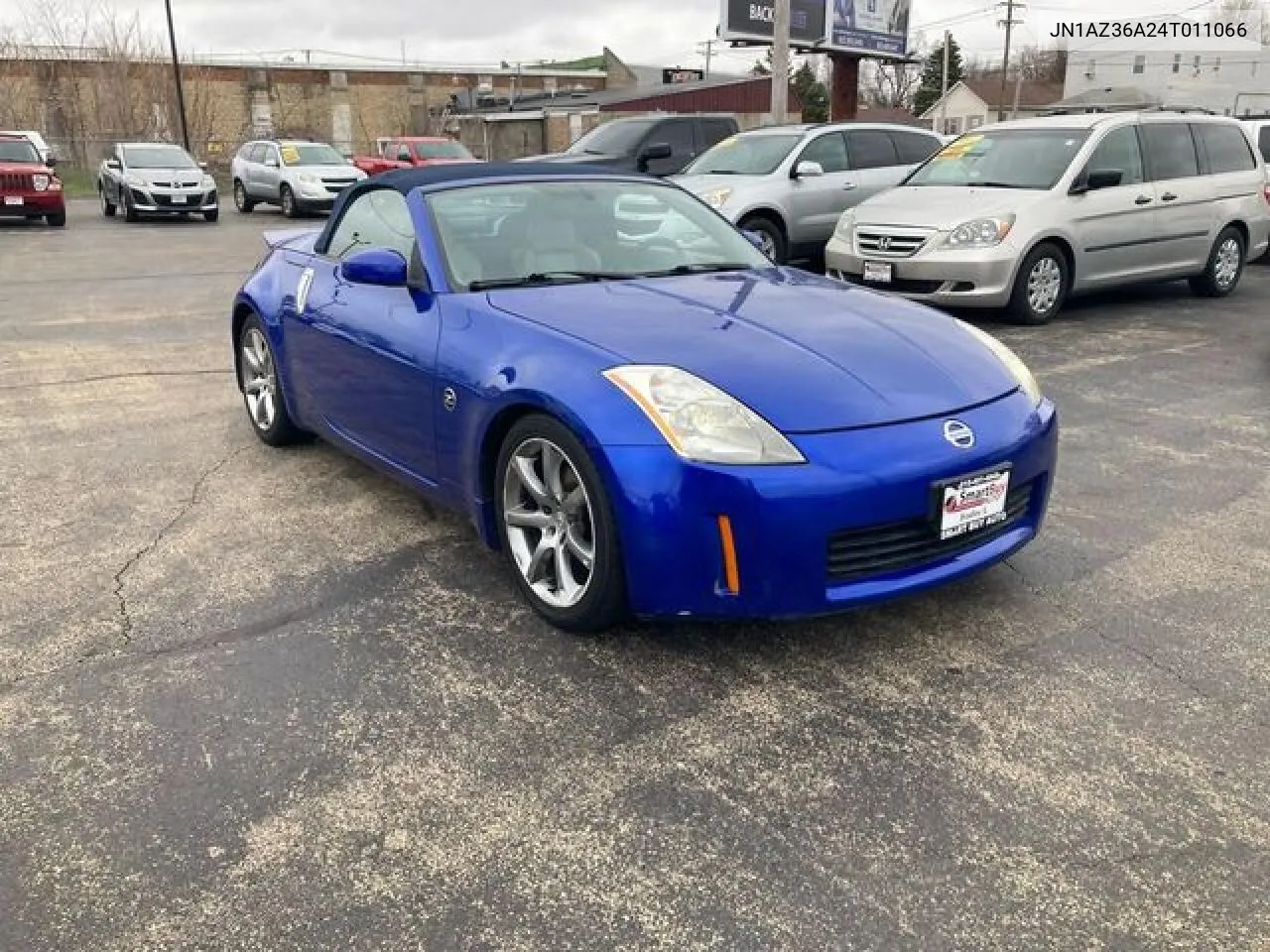 2004 Nissan 350Z Roadster VIN: JN1AZ36A24T011066 Lot: 56088402