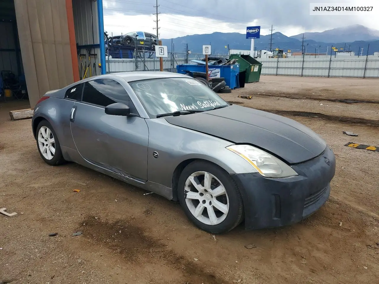 2004 Nissan 350Z Base VIN: JN1AZ34D14M100327 Lot: 56502726