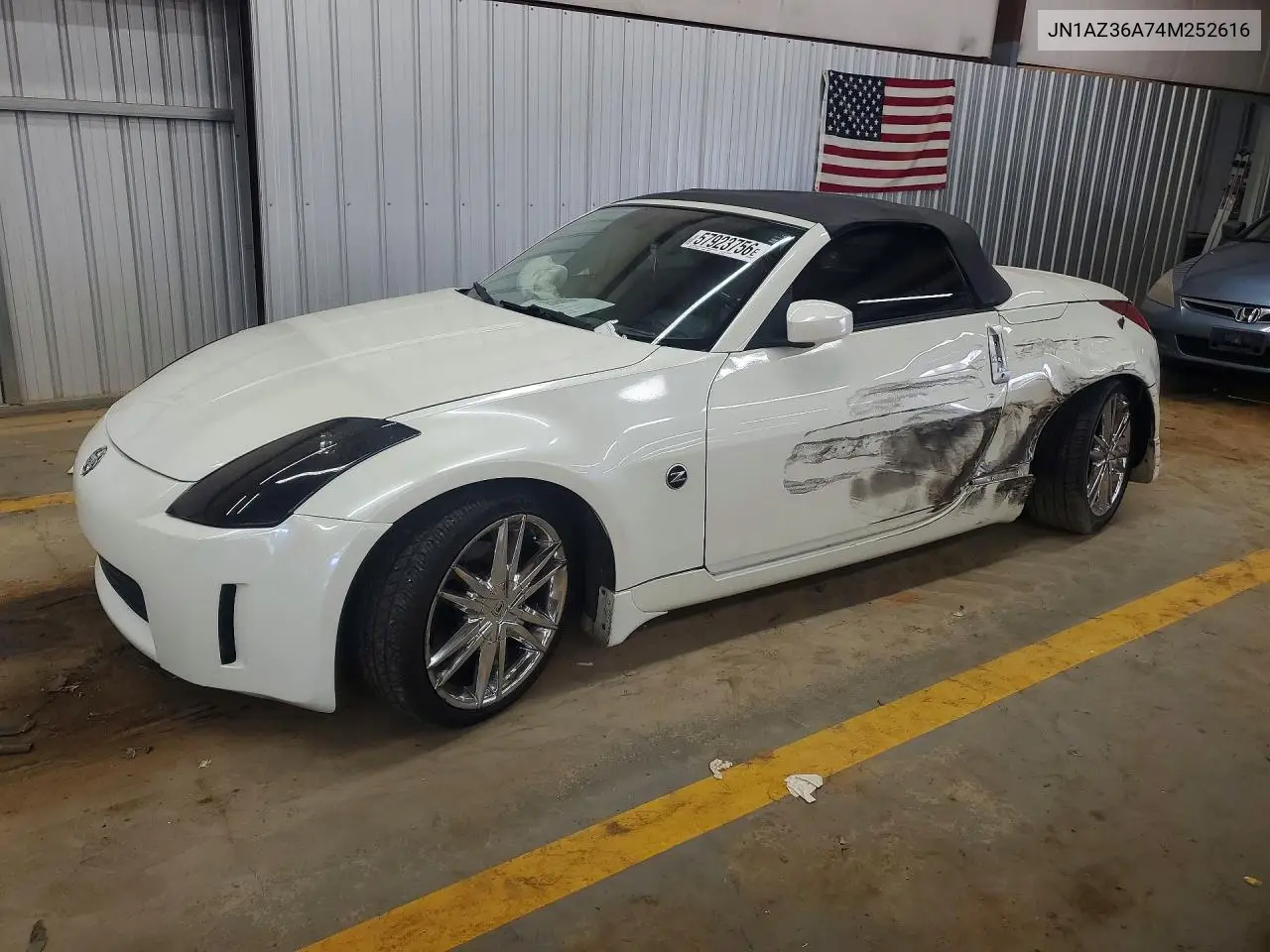 2004 Nissan 350Z VIN: JN1AZ36A74M252616 Lot: 57923756