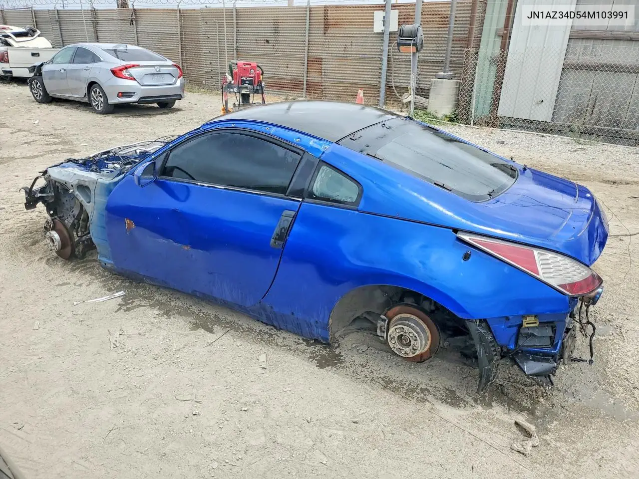 2004 Nissan 350Z Coupe VIN: JN1AZ34D54M103991 Lot: 57967666