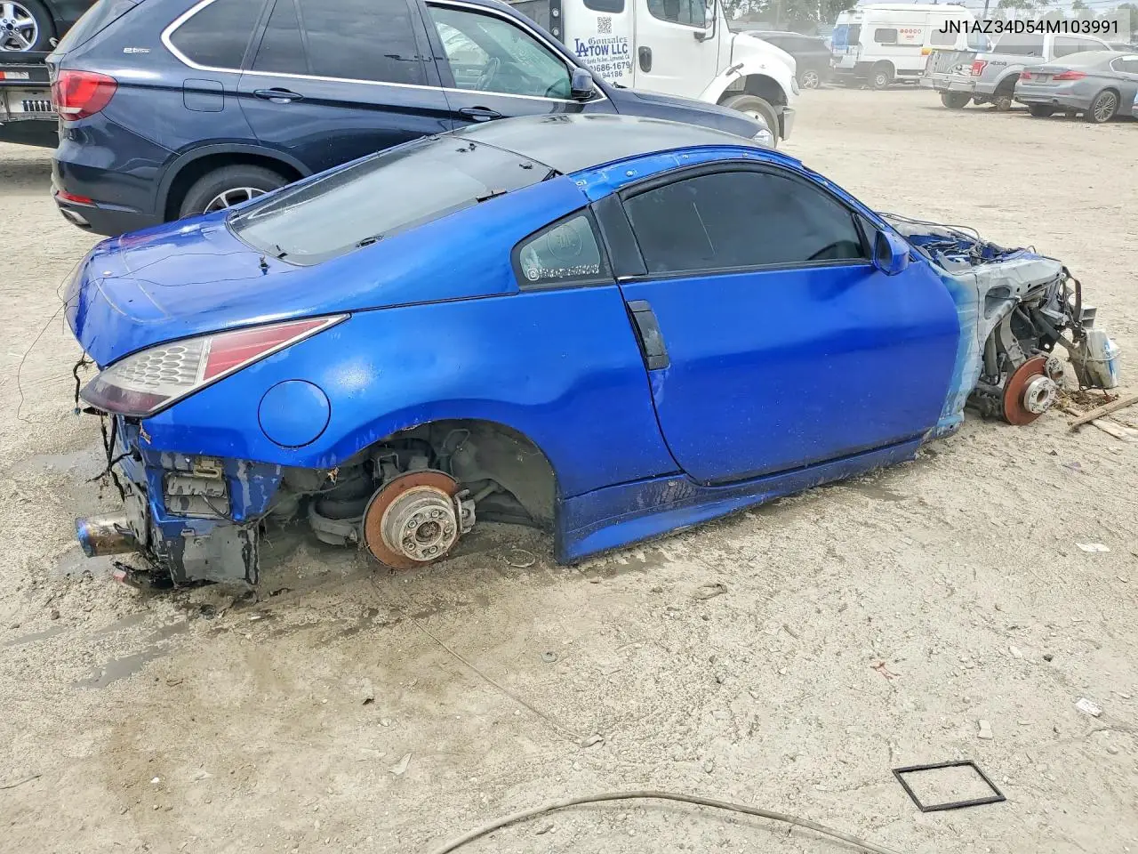 2004 Nissan 350Z Coupe VIN: JN1AZ34D54M103991 Lot: 57967666
