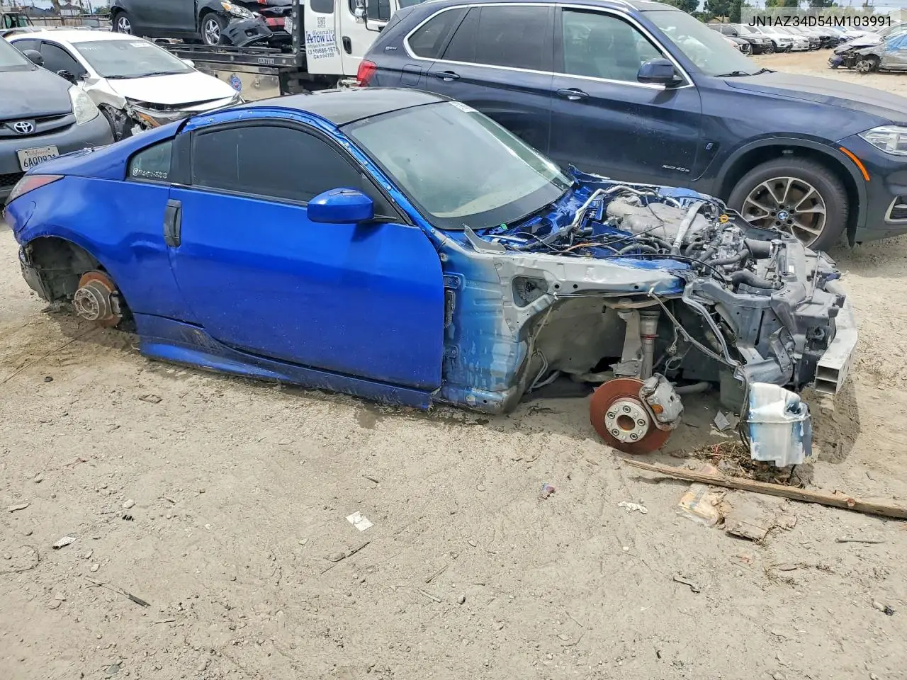 2004 Nissan 350Z Coupe VIN: JN1AZ34D54M103991 Lot: 57967666