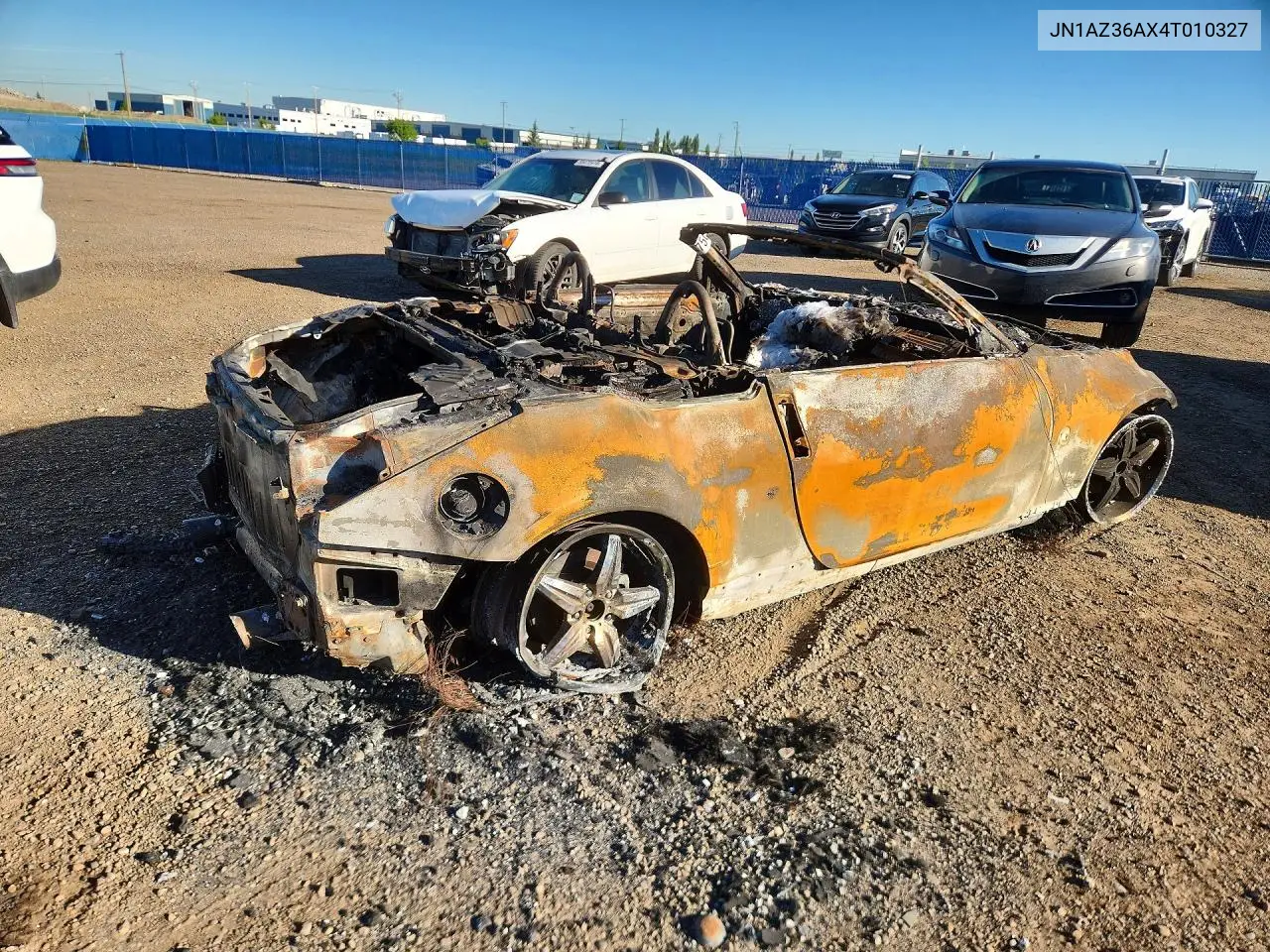 2004 Nissan 350Z Roadster VIN: JN1AZ36AX4T010327 Lot: 58475086