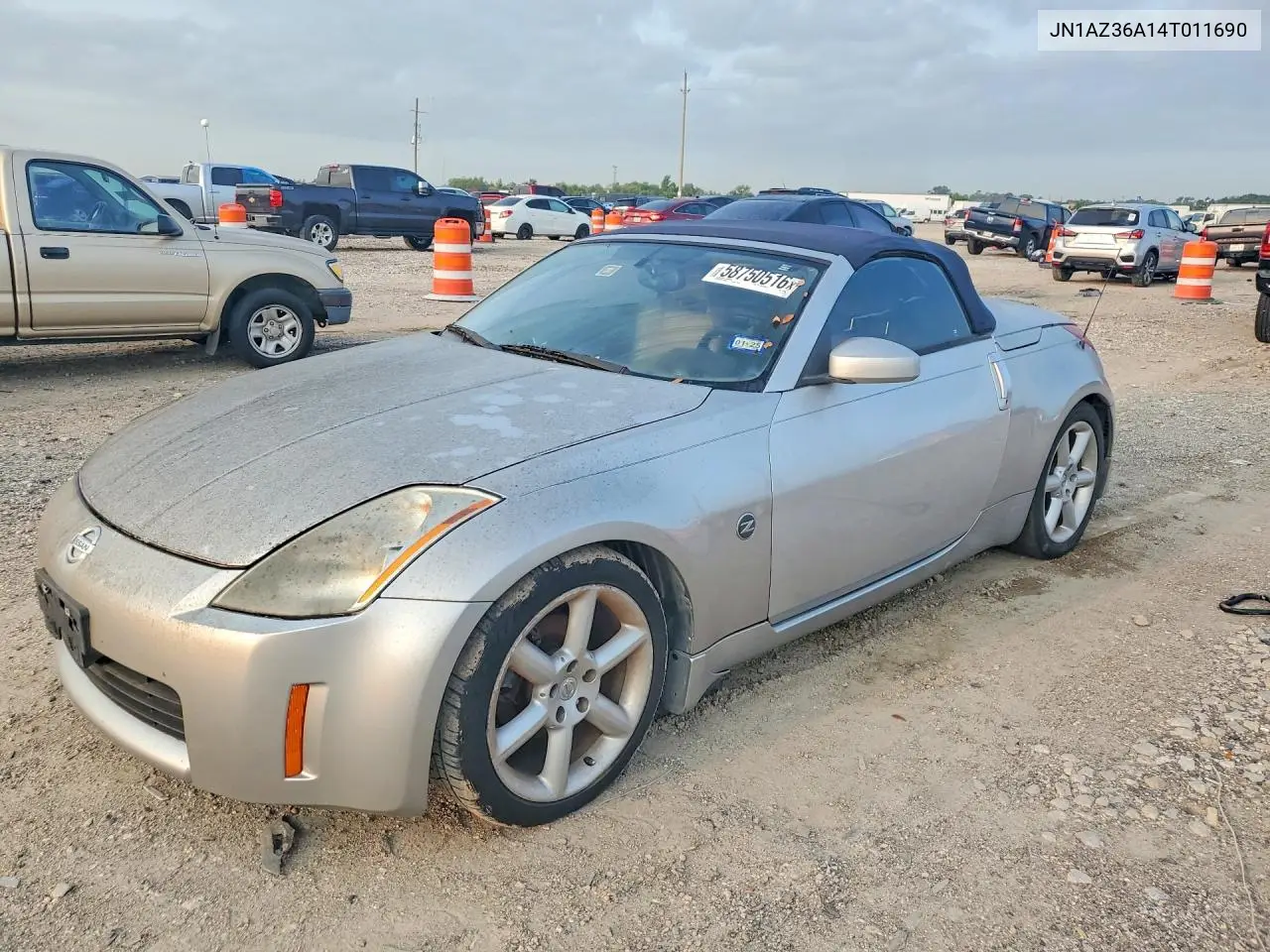 2004 Nissan 350Z Roadster VIN: JN1AZ36A14T011690 Lot: 58750516