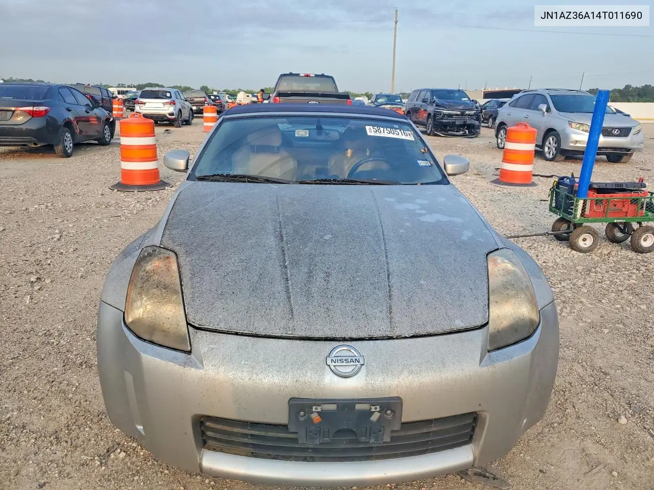 2004 Nissan 350Z Roadster VIN: JN1AZ36A14T011690 Lot: 58750516