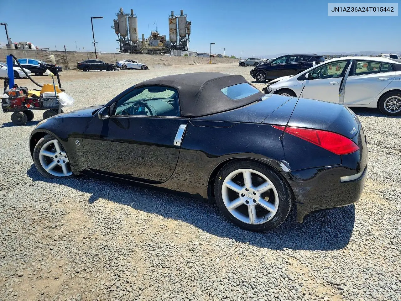 2004 Nissan 350Z Roadster VIN: JN1AZ36A24T015442 Lot: 59406786