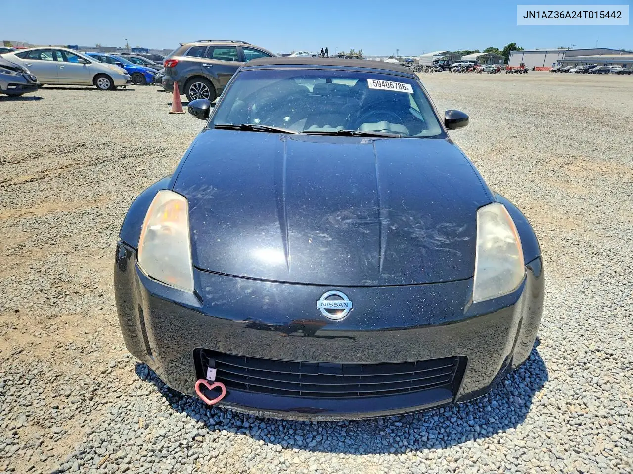 2004 Nissan 350Z Roadster VIN: JN1AZ36A24T015442 Lot: 59406786