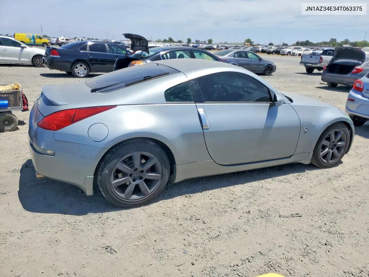 2004 Nissan 350Z Coupe VIN: JN1AZ34E34T063375 Lot: 59591466