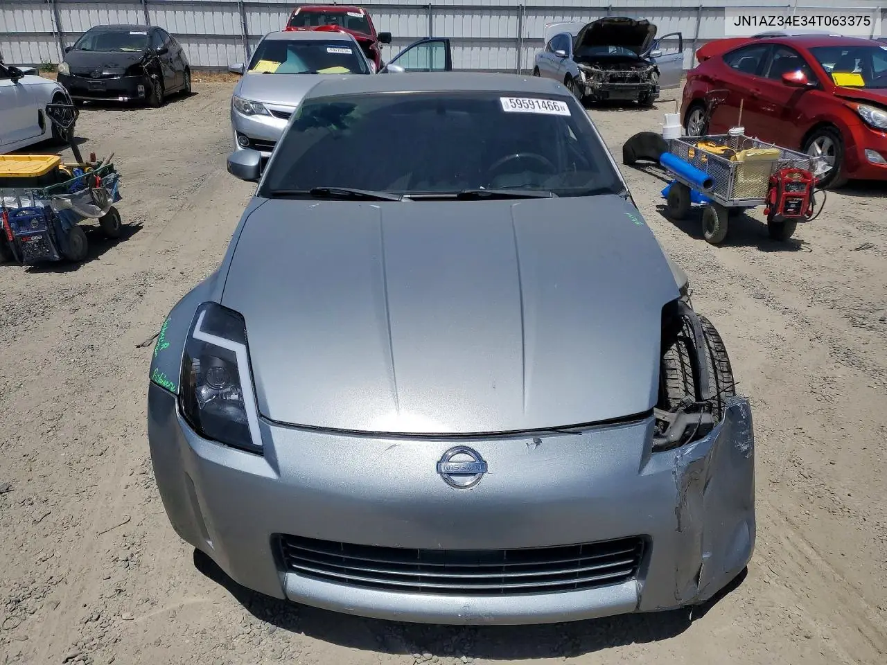 2004 Nissan 350Z Coupe VIN: JN1AZ34E34T063375 Lot: 59591466