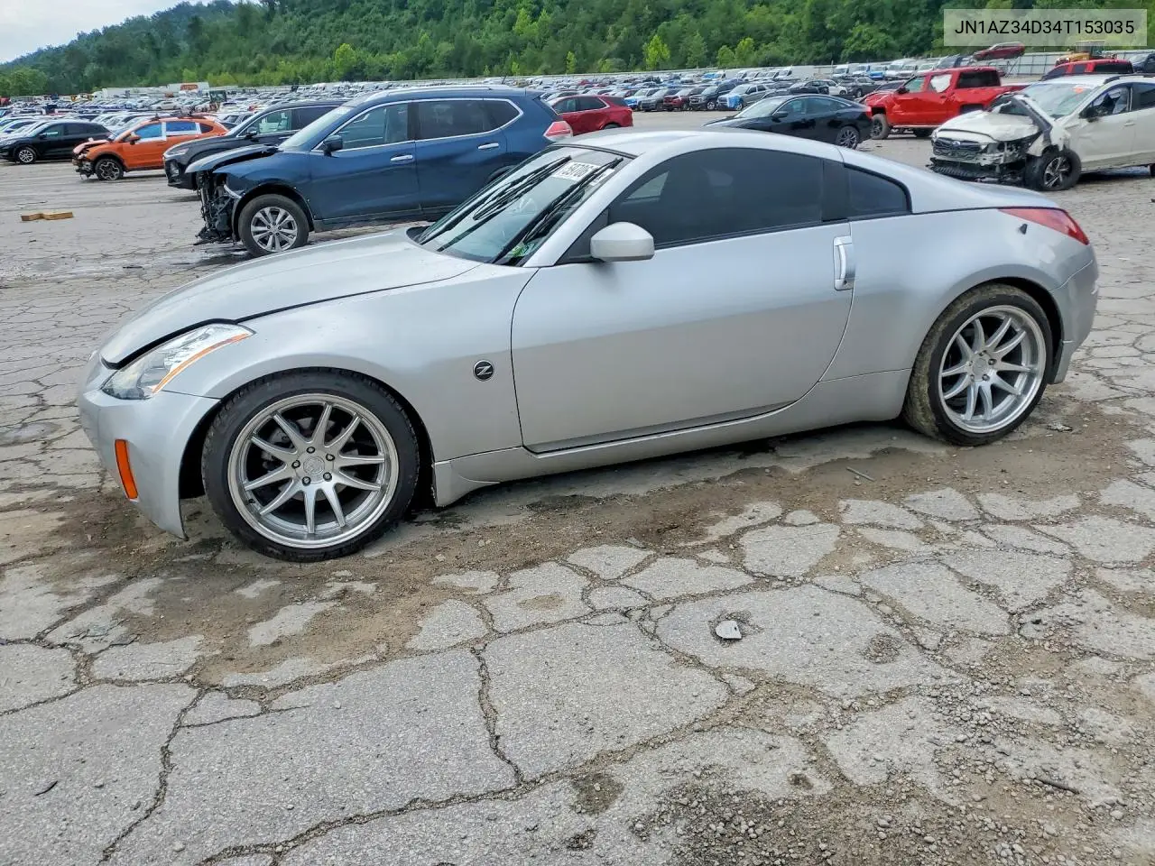 2004 Nissan 350Z Coupe VIN: JN1AZ34D34T153035 Lot: 59706176