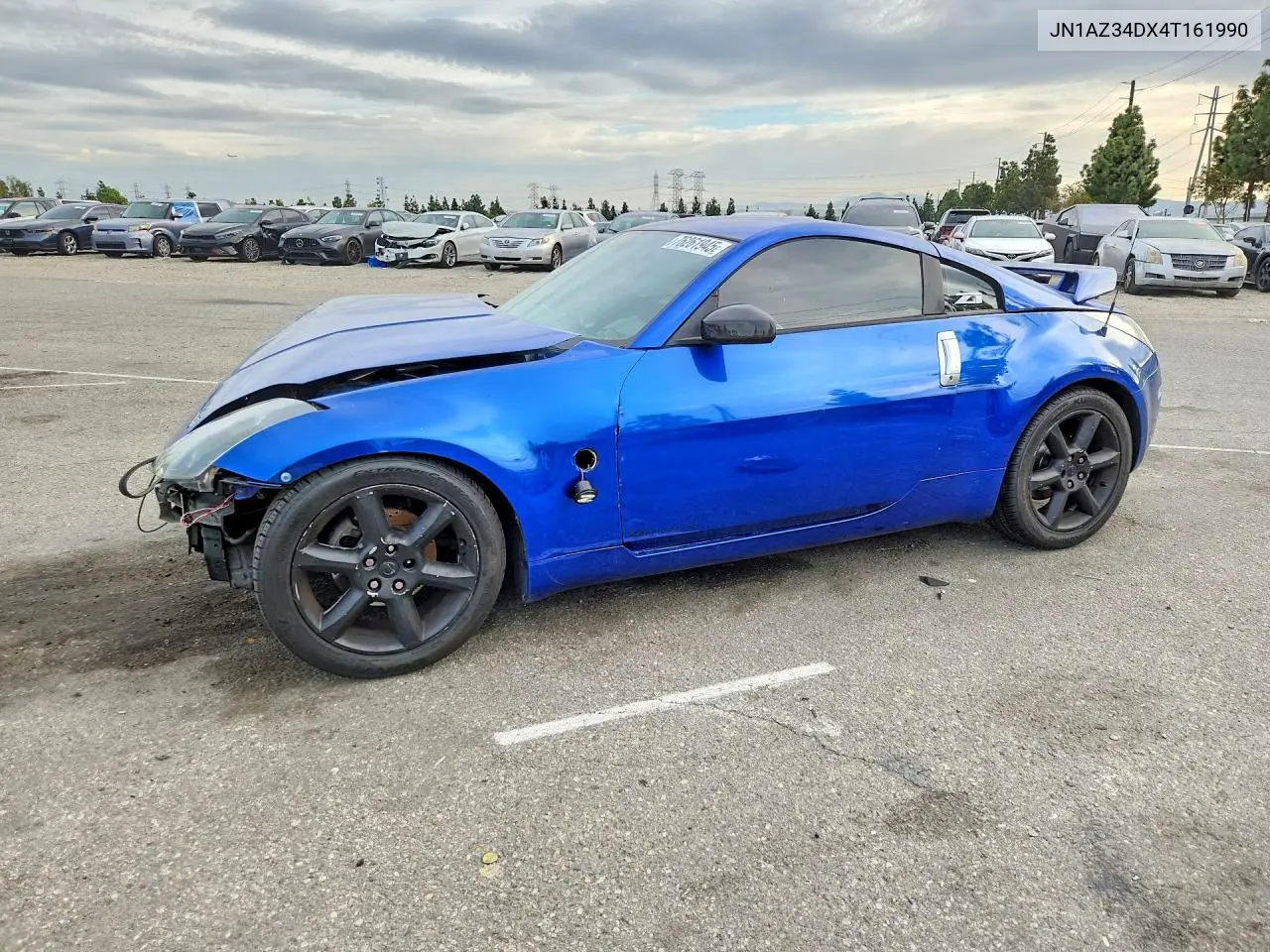 2004 Nissan 350Z Coupe VIN: JN1AZ34DX4T161990 Lot: 76261945