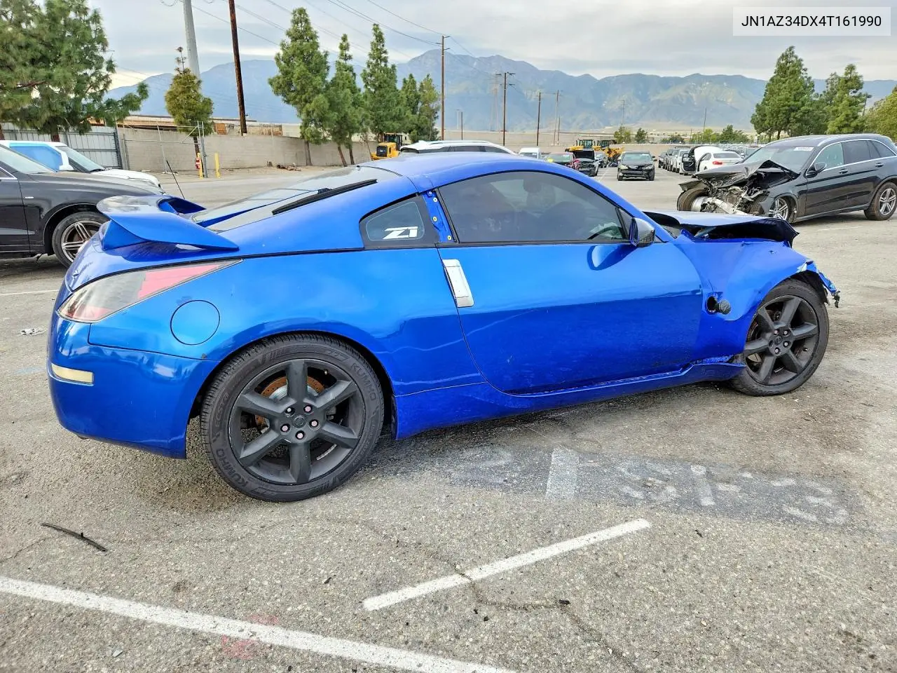 2004 Nissan 350Z Coupe VIN: JN1AZ34DX4T161990 Lot: 76261945