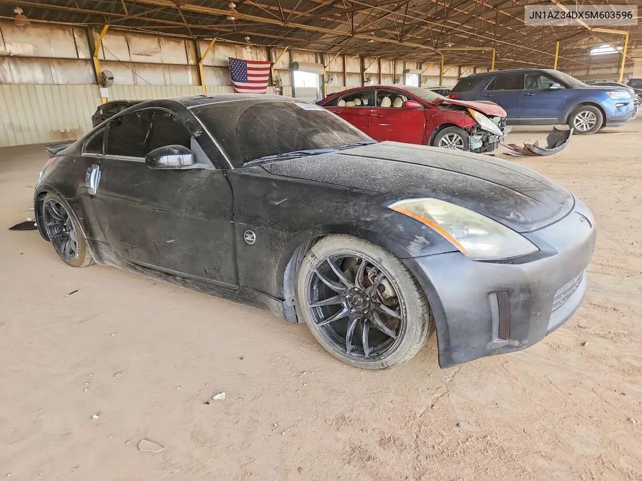 2005 Nissan 350Z Coupe VIN: JN1AZ34DX5M603596 Lot: 53526386