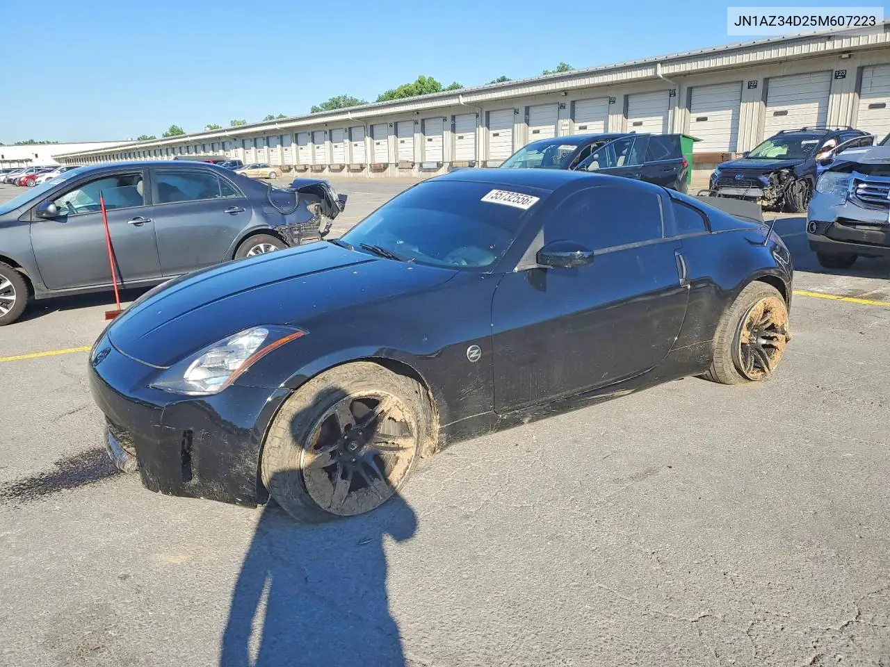 2005 Nissan 350Z Coupe VIN: JN1AZ34D25M607223 Lot: 55732556