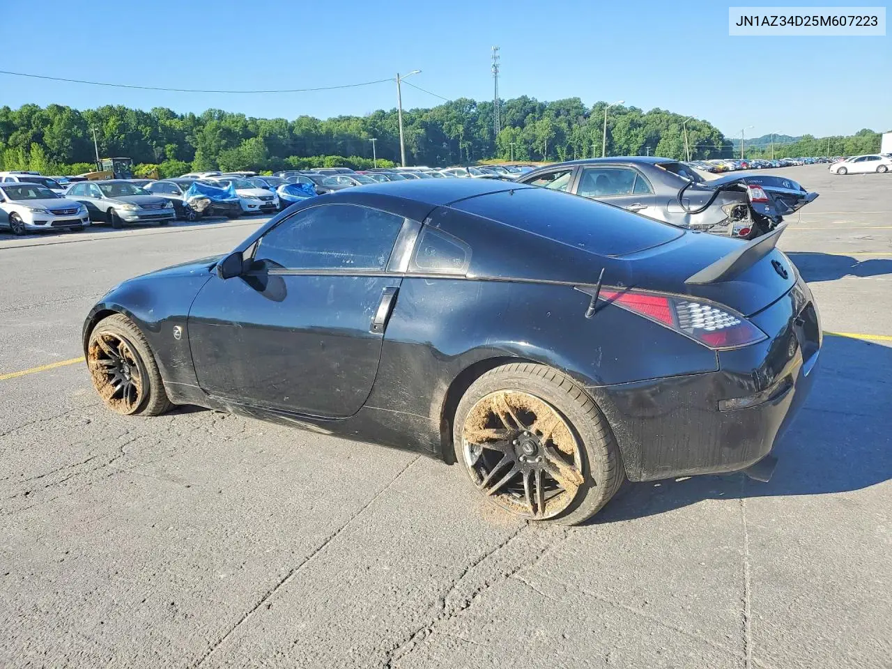 2005 Nissan 350Z Coupe VIN: JN1AZ34D25M607223 Lot: 55732556