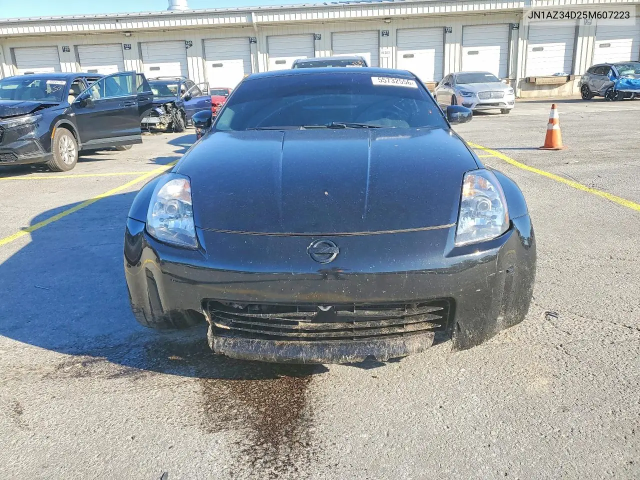 2005 Nissan 350Z Coupe VIN: JN1AZ34D25M607223 Lot: 55732556