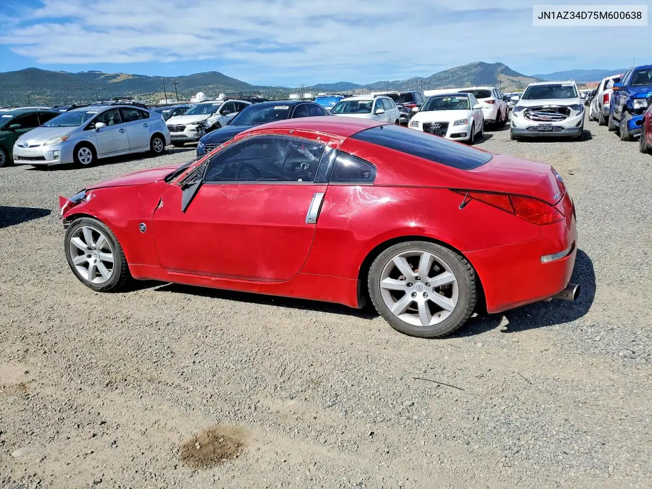2005 Nissan 350Z Coupe VIN: JN1AZ34D75M600638 Lot: 60151756