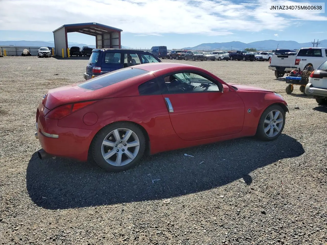 2005 Nissan 350Z Coupe VIN: JN1AZ34D75M600638 Lot: 60151756