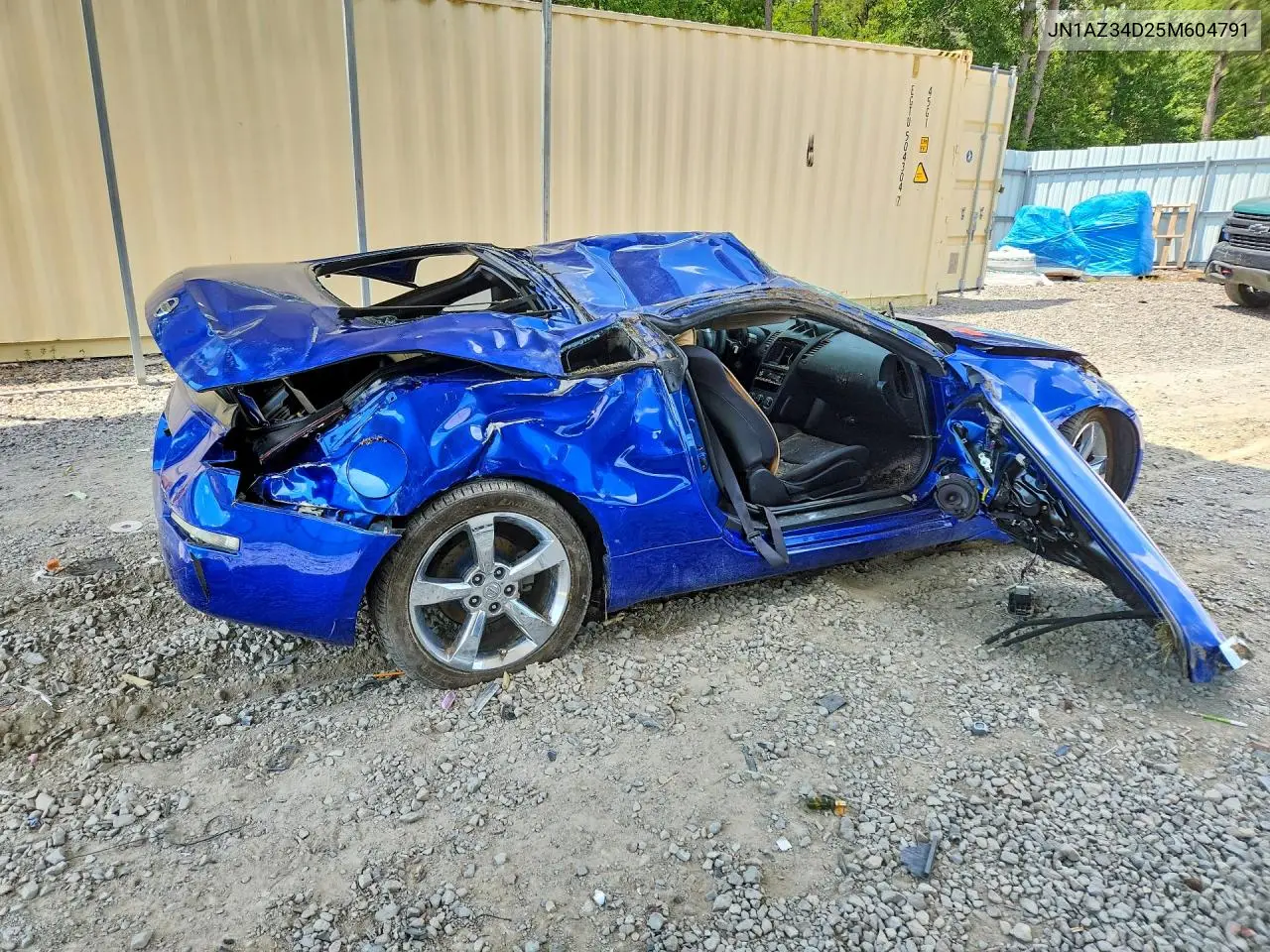 2005 Nissan 350Z Coupe VIN: JN1AZ34D25M604791 Lot: 61503656