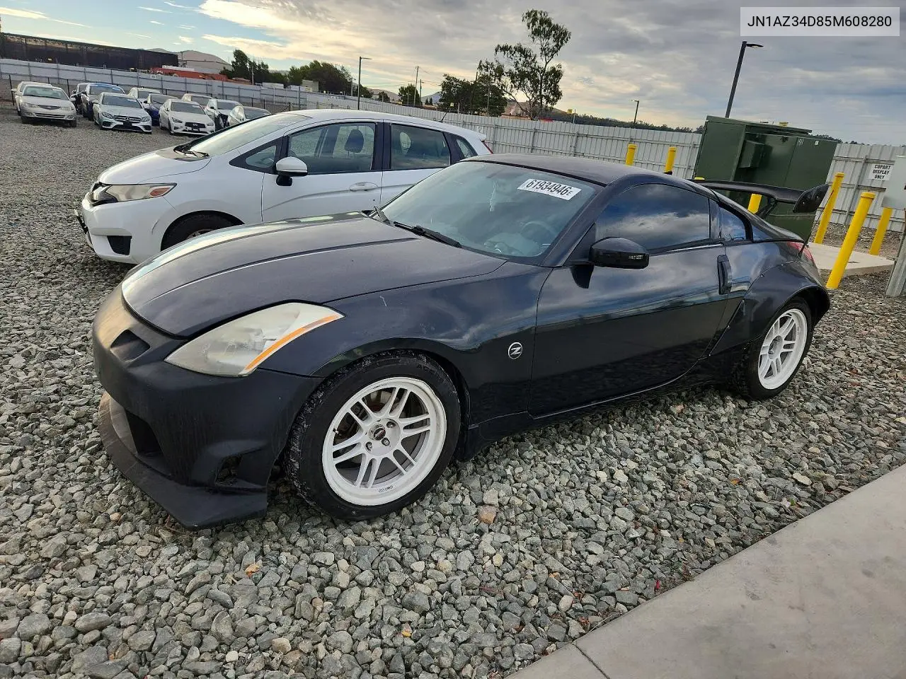 2005 Nissan 350Z Base VIN: JN1AZ34D85M608280 Lot: 61934946