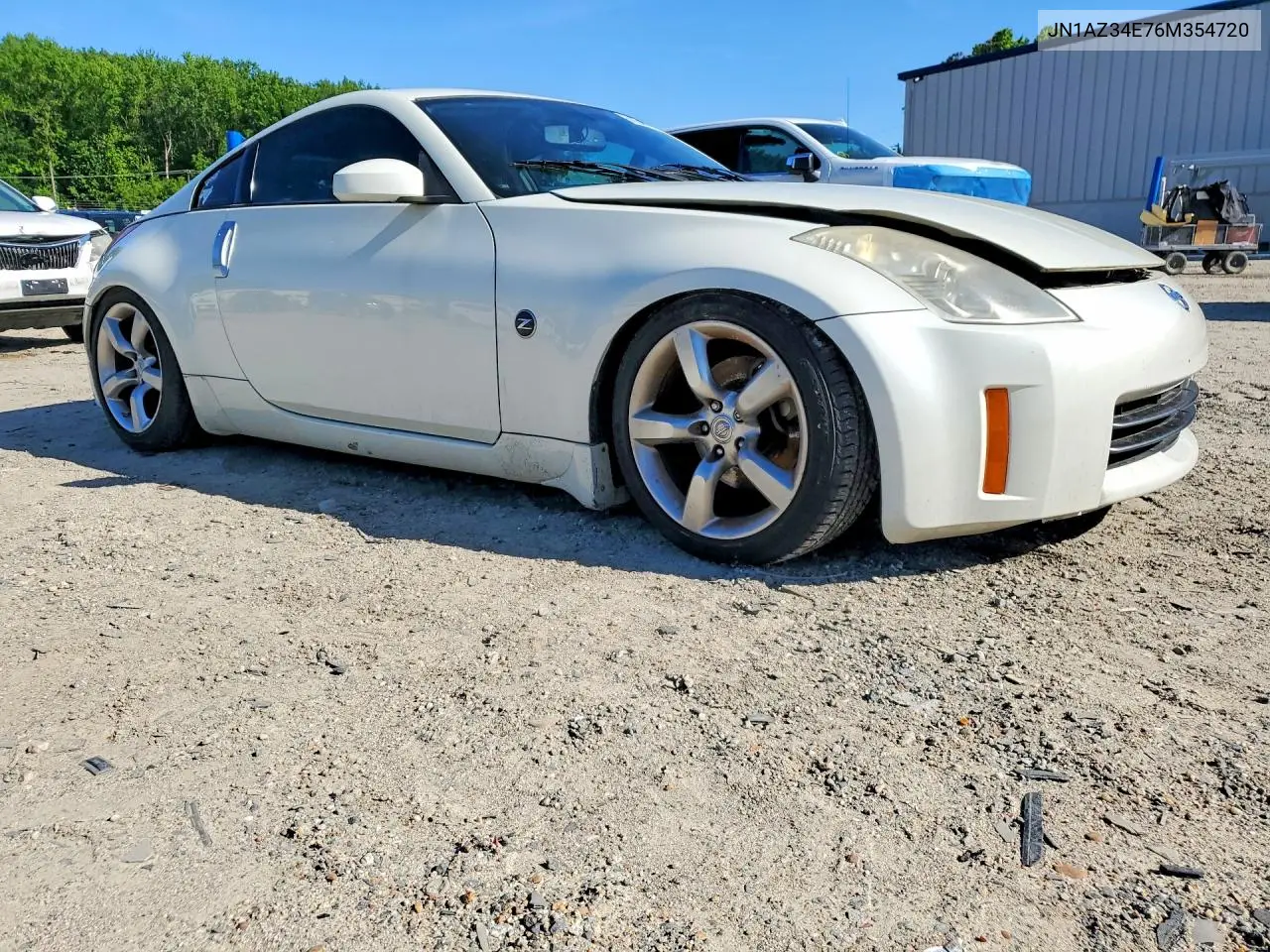 2006 Nissan 350Z Coupe VIN: JN1AZ34E76M354720 Lot: 51211186