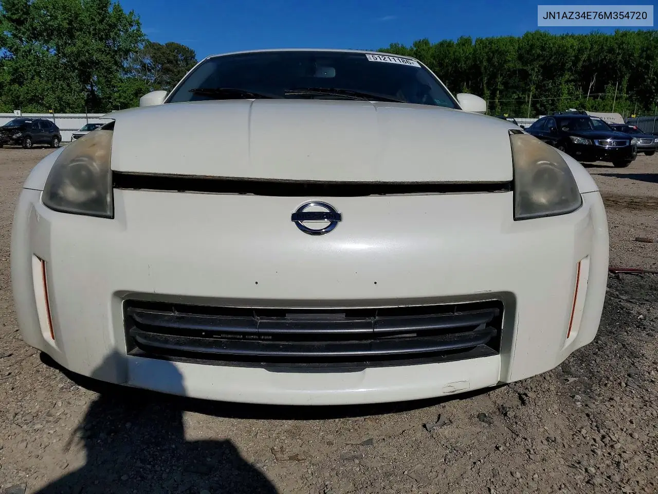 2006 Nissan 350Z Coupe VIN: JN1AZ34E76M354720 Lot: 51211186