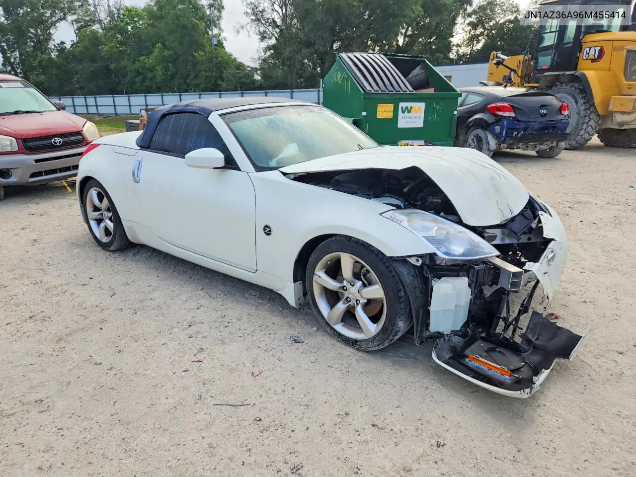 2006 Nissan 350Z Roadster VIN: JN1AZ36A96M455414 Lot: 53088746