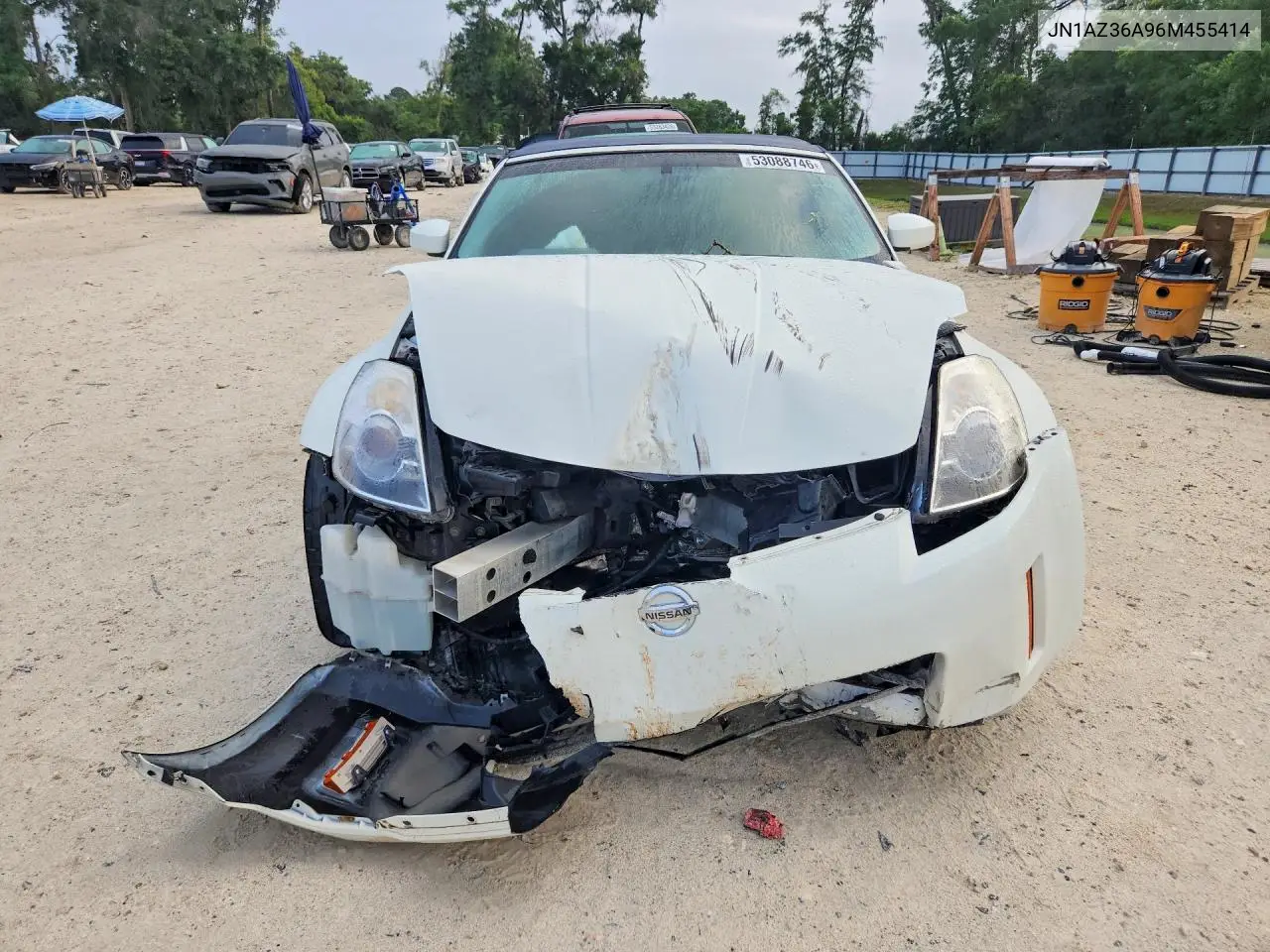 2006 Nissan 350Z Roadster VIN: JN1AZ36A96M455414 Lot: 53088746