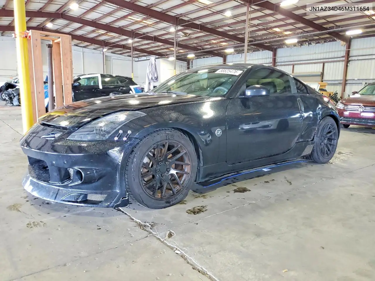 2006 Nissan 350Z Coupe VIN: JN1AZ34D46M311654 Lot: 56625476