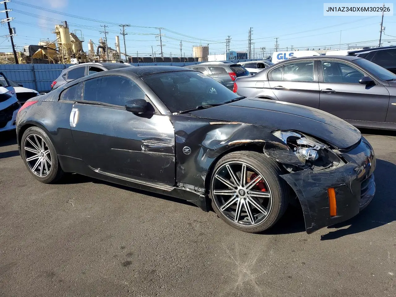2006 Nissan 350Z Coupe VIN: JN1AZ34DX6M302926 Lot: 57545566